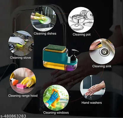 3 In 1 Soap Dispenser for Kitchen